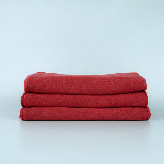 Dyed Shop Towels — Red Blue Green Orange | Wholesale Bales